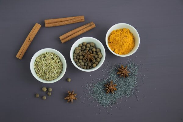 spices, ingredients, repas, diner, restaurant, courses